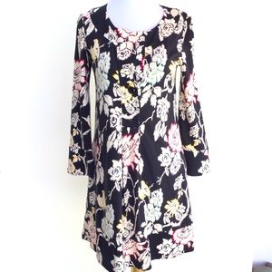 Diane Von Furstenberg Floral 100% Silk Shift Dress